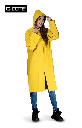 ABRIGO CLUTE DE PVC AMARILLO LIGERO 0.32MM
