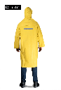 ABRIGO CLUTE DE PVC AMARILLO LIGERO 0.32MM