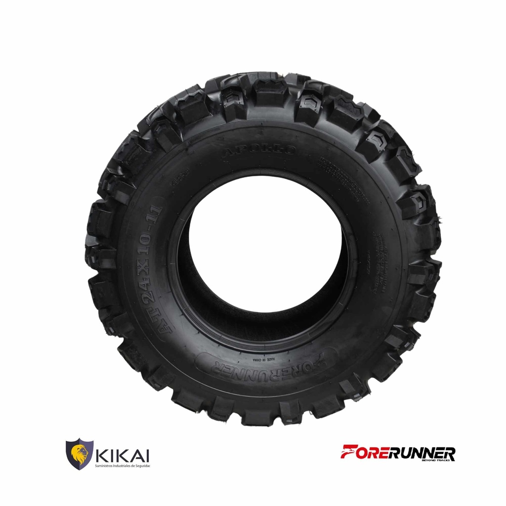 LLANTA DE CUATRIMOTO - ATV POST. FORERUNNER APOLLO AT24X10-11 6PR 48F TL / KIKAI-70003