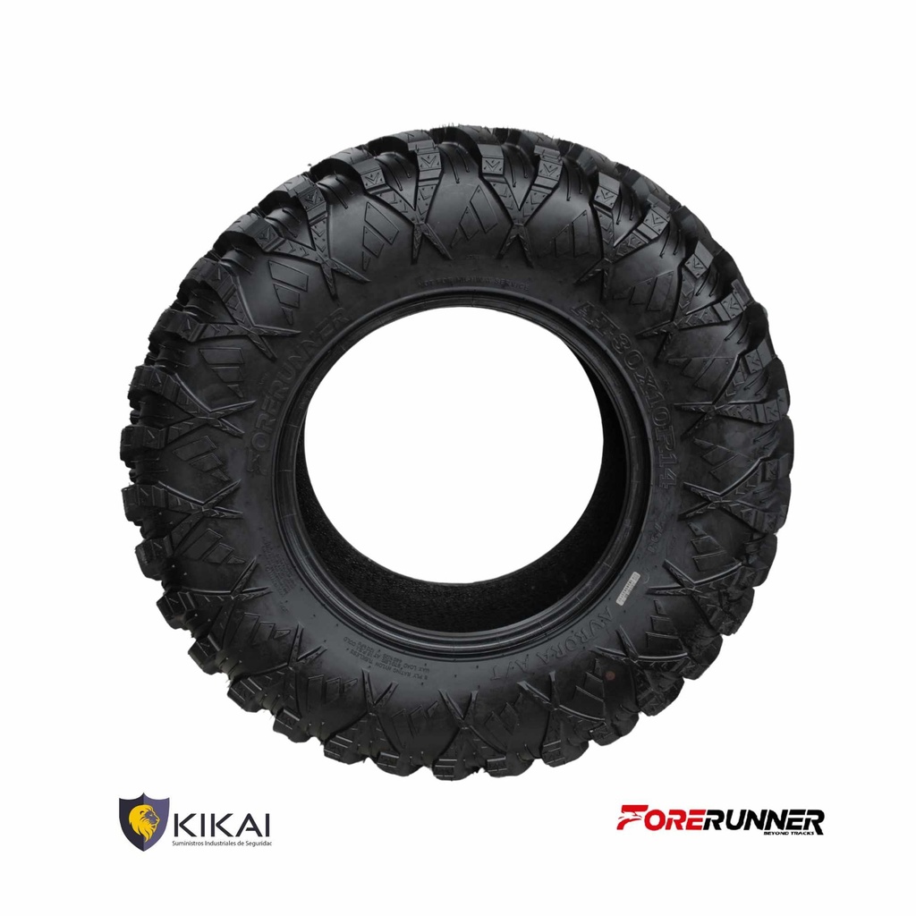 LLANTA DE CUATRIMOTO - UTV FORERUNNER AURORA AT30X10R14 8PR 79J TL / KIKAI-70068