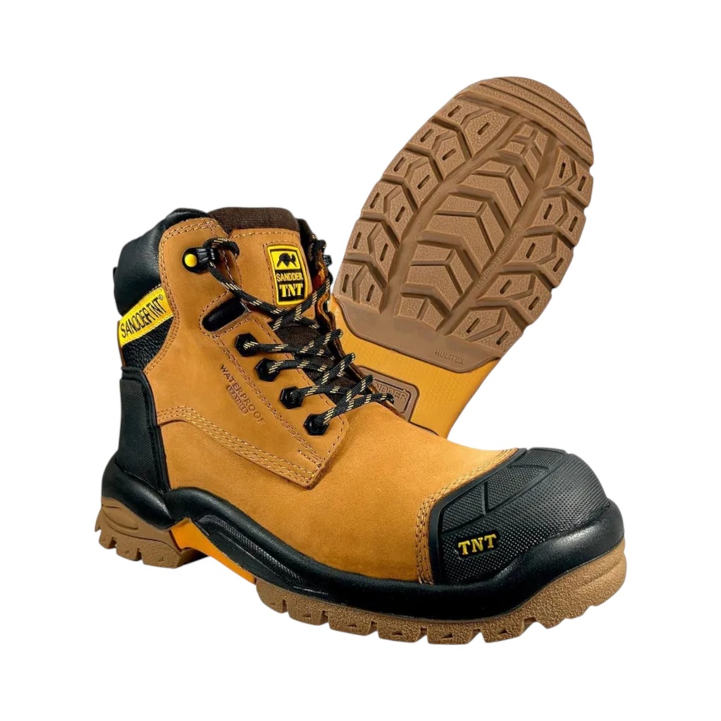 [KIKAI-01324(36)] BOTÍN SANDDER TEMPLARIOS HIDROFUGADO AMARILLO [SS28D-153] (PAR) (36)