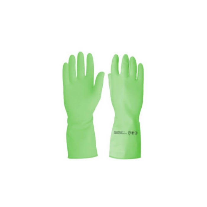 GUANTE TECHPROT ALOE PLUS(+) DE LÁTEX 13" VERDE CLARO (PAR)