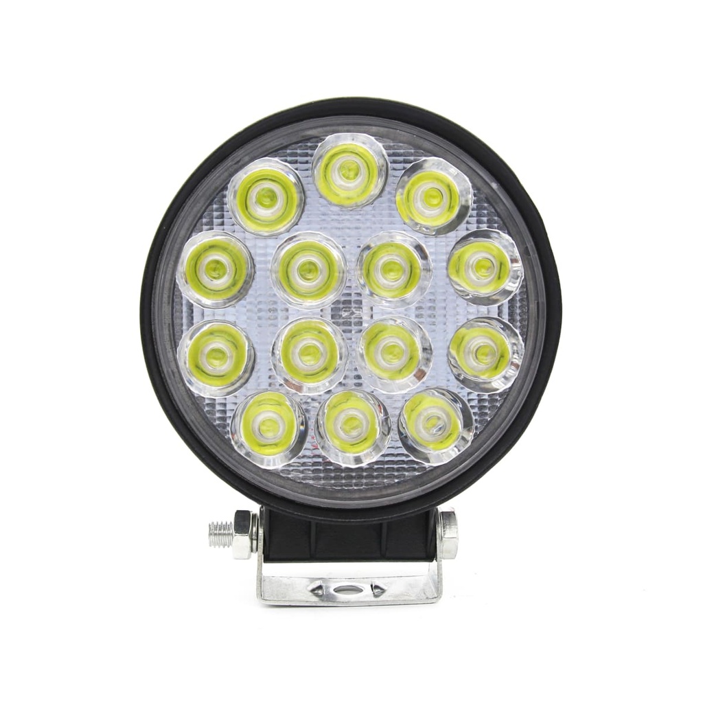 [KIKAI-30044] FARO PIRATA 14 LEDS 12-24V REDONDO BLANCO (DELGADO) / KIKAI-30044