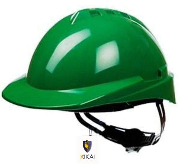 KIT CASCO LIBUS MILEN. CLASS S/V VERDE C/ ARNÉS - CREM. PLÁS. (903870 + 902414) KIKAI-00126