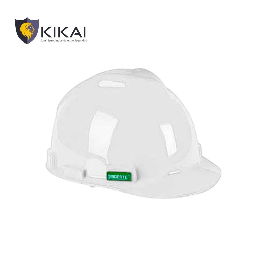 KIT CASCO TRIDENTE TIPO "JOCKEY" BLANCO C/ ARNÉS DE 4 PUNTAS KIKAI-00044