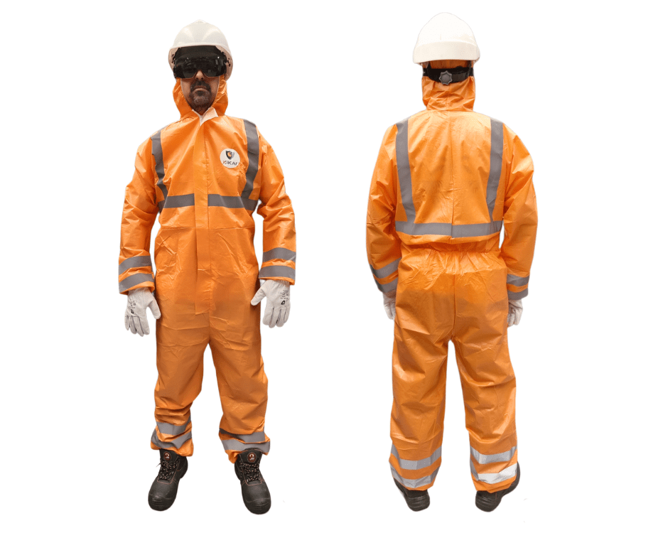 TRAJE REFLECTIVO KIKAI  NARANJA DE ALTA VISIBILIDAD