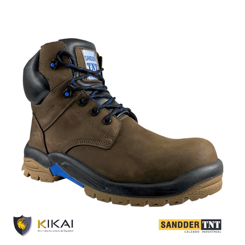 [KIKAI-01146(38)] BOTÍN DIELÉCTRICO SANDDER LEONIDAS MARRÓN [SS32D-153] (PAR) (Talla 38)