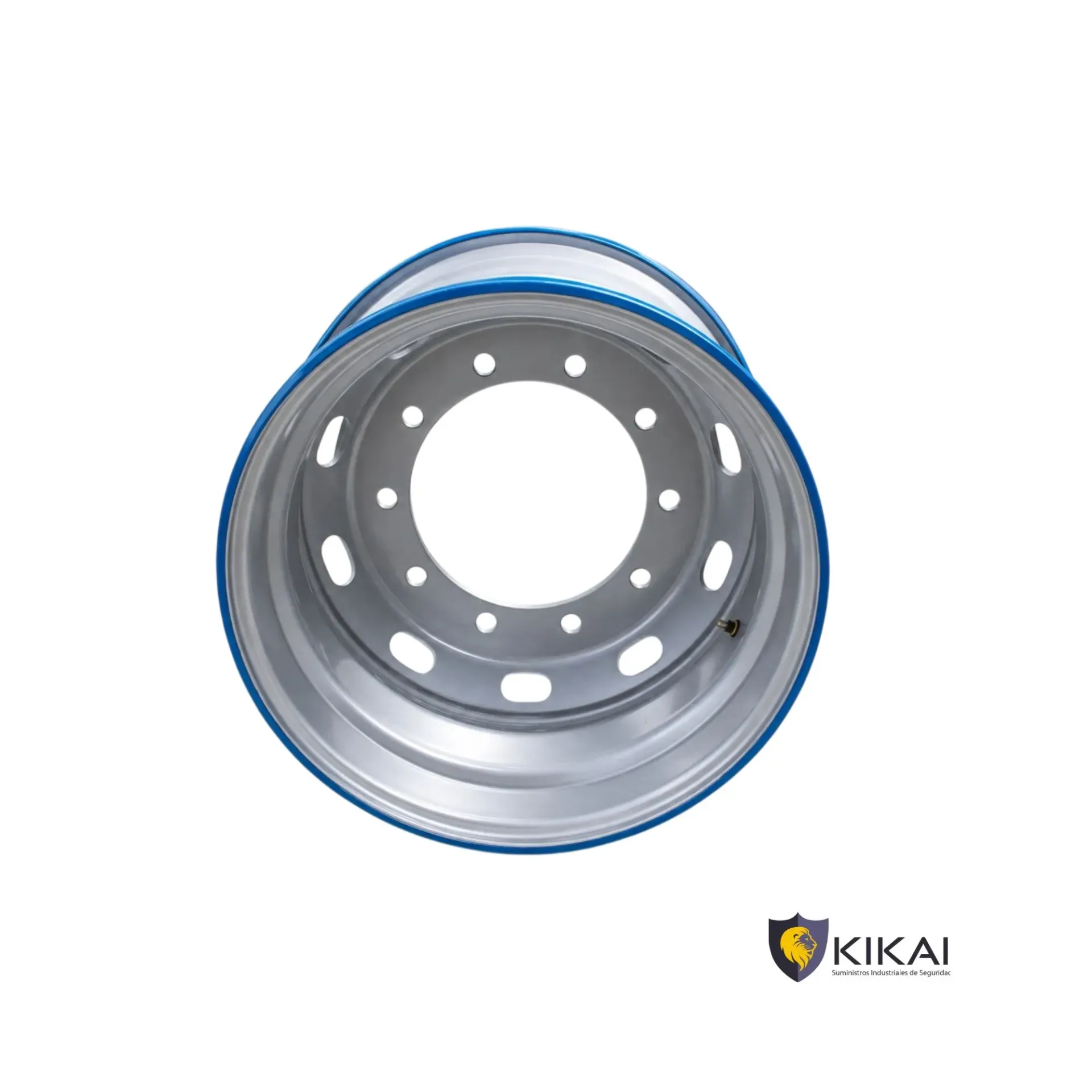 ARO DE ACERO 14.00X22.5 10 HUECOS OFFSET NEGATIVO -75 EUROPEO -TOPU OFFSET ZERO / KIKAI-40275