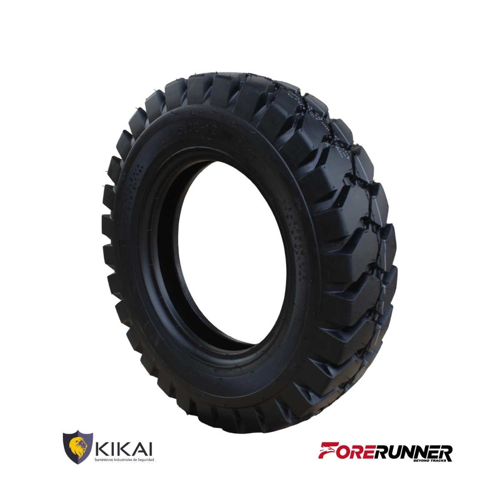 LLANTA DE TRIMOTO CARGUERO DEL. BLANK CY606 5.00-12 8PR TT / KIKAI-70062
