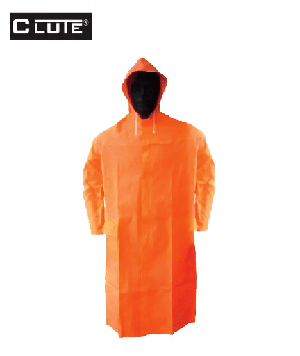 [30901026] ABRIGO CLUTE DE PVC NARANJA LIGERO 0.32MM