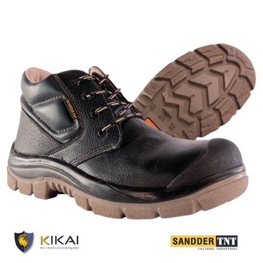 BOTÍN DE SEGURIDAD SANDDER MONTERO NEGRO [SS02-525] (PAR)