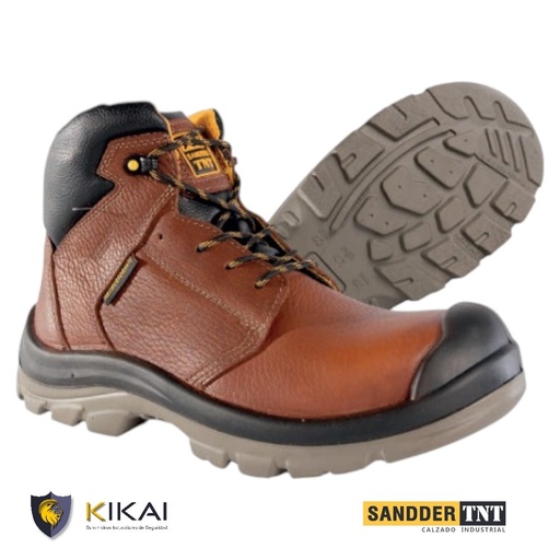 BOTÍN DIELÉCTRICO SANDDER MOD. EROS CUERO HIDROFUGADO COLOR COBRE (SS41D-606) (PAR) 