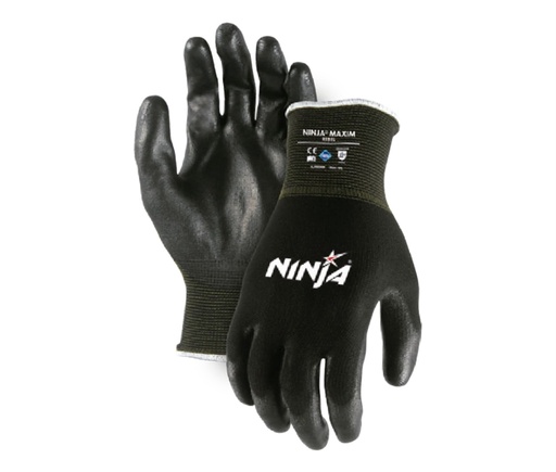GUANTE NINJA REBEL DE NYLON NEGRO (PAR)