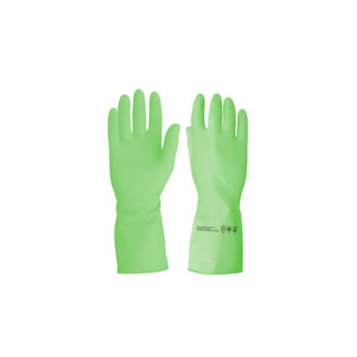 GUANTE TECHPROT ALOE PLUS(+) DE LÁTEX 13" VERDE CLARO (PAR)