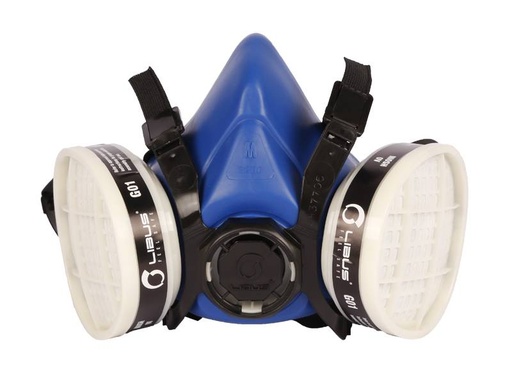 [901793] RESPIRADOR LIBUS MEDIA CARA 9000 [3M 6000 / MSA ADVANTAGE 200 LS]