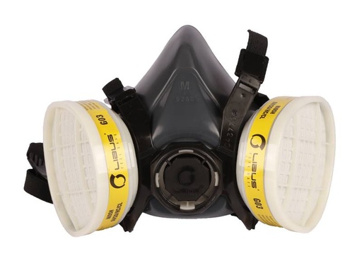 [902852] RESPIRADOR MEDIA CARA DE SILICONA SERIE 9050 / MSA 10102183 / 3M 7502 / LIBUS 902852